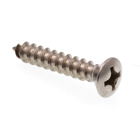 Prime-Line Sheet Metal Screw Self-Tap Oval Head Phil Dr No. 12 X 1-1/4in 18-8 Stainless Steel 25PK 9023462